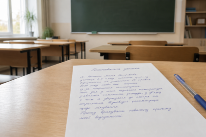 Пояснювальна записка в школу