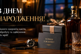 Привітання з днем народження мужчині