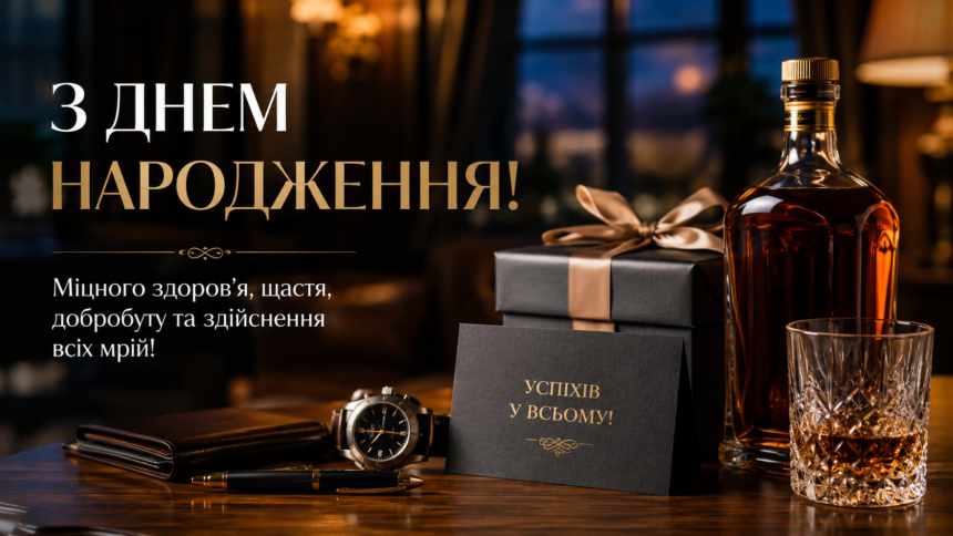 Привітання з днем народження мужчині